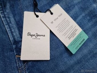 Nové prémiové rifle PEPE JEANS s visačkami, veľkosť 32/32