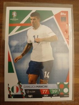 Futbalové kartičky TOPPS MATCH ATTAX EURO 2024 - obyčajné