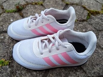 TENISKY ADIDAS PRE DIEVČA, BIELO-RUŽOVÉ, VEĽKOSŤ 26