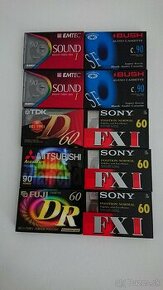 Sony, Mitsubishi, Emtec , Bush, Fuji audiokazety