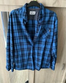 Kockovaná košeľa modrá - 1