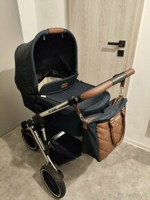 ABC Design Salsa 4 Air Diamond Navy 3in1 kočík+ isofix