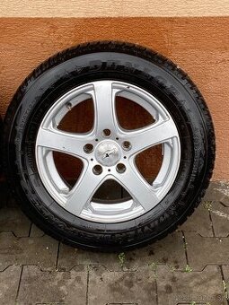 5x114,3 R15 6J ET45 + 195/65 R15 zimné Dunlop