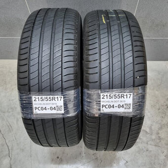 Letné pneumatiky 215/55 R17 MICHELIN DOT0619