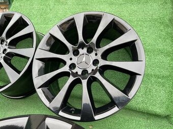 R18 5x112 Original Mercedes Multispoke Black Mirror 8J ET56 - 1