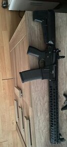 Delta Armory airsoft zbraň AR15 LA 16,2” ALPHA Full Metal