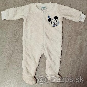 Mickey (Disney) biely prechodný overal pre bábätko - č.68