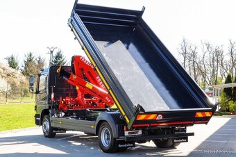 MERCEDES ATEGO 1224 TROJSTRANNÝ SKLÁPAČ + HYDRAULICKÁ RUKA