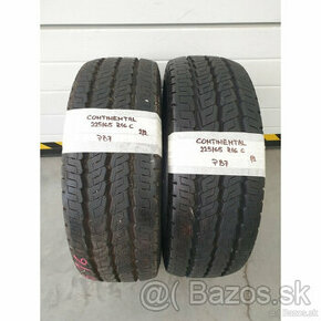 Dodávkové pneumatiky 225/65 R16C CONTINENTAL