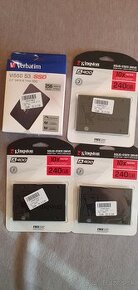 SSD verbatim 256, Kingston 240 GB