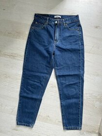 Predám takmer nenosené rifle mom jeans Pull&Bear, veľkosť 38