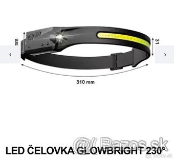 Výkonná Led čelovka 230•