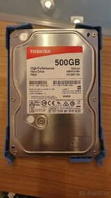 500 GB 3.5" SATA HDD Toshiba HDWD105 nepoužívaný - 1
