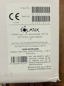 Predám inštalačný kábel Solarix CAT5E FTP LSOH