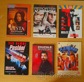 6 kusov DVD spolu za 1 EUR    ,