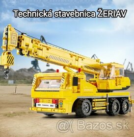 Technická stavebnica ŽERIAV - nová 808 dielcov - 1