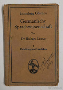 Sammlung Göschen, Germanische Sprachwissenschaft 1918