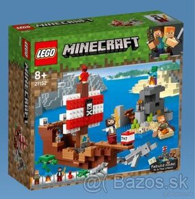 2019 LEGO MINECRAFT 21152 Dobrodrúžstvo na pirátskej lodi