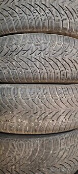 Predám 4ks jazdené zimné 225/60r18-104H Nokian