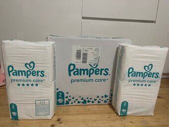 Predám plienky Pampers premium care 2  336 kusov