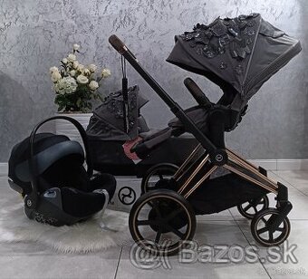 ELEKTRICKÝ CYBEX ROSEGOLD E-PRIAM SIMPLY FLOWERS