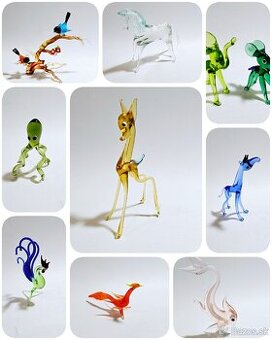 Sklenene figurky Murano mix 1