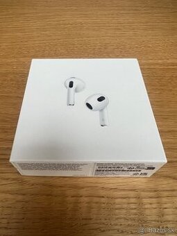 Predám apple AIRPODS 3, magsafe charging case, TOP stav