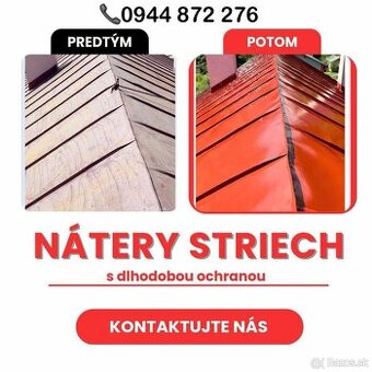 Nátery Striech ProfiStrecha 100% kvalita