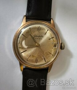 Starožitné pánske hodinky: GLASHÜTTE 17 RUBIS s dátumom - 1