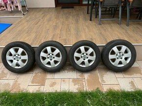 Škoda 5x112 R15 zimné pneu 195/65 R15 - 1