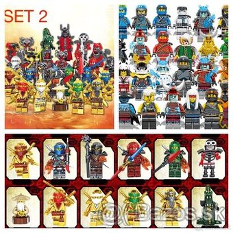 Figurky Ninjago (24ks) typ lego 2 - nove, nehrane