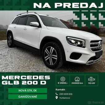 Mercedes-Benz GLB 200 d v TOP Stave