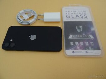 iPhone 12 64GB BLACK - ZÁRUKA 1 ROK - VELMI DOBRÝ STAV