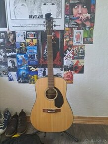 Fender CD-60 akusticka gitara set + 2 harmonika k nej - 1