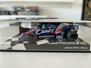 Predám model F1 Minichamps 1/43 Warwick 1983 - 1