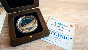 Strieborna minca 3oz RMS Titanic