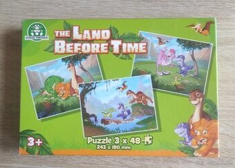 Detské puzzle the land before time (dinosaury)