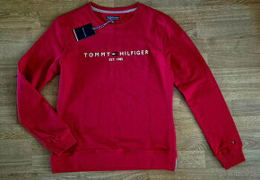 Tommy Hilfiger dámska červená mikina - 1