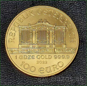 Zlatá investičná minca (mince) Wiener Philharmoniker 1oz