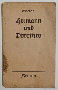 Hermann und Dorothea Goethe Reclam 1936