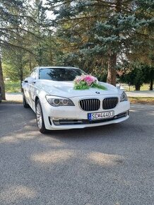 AUTO NA SVADBU, SVADOBNÉ AUTO, prenajom ,BMW 730 d - 1