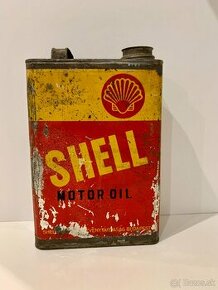 Olejova plechovka Shell