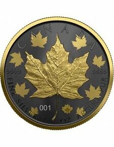 Investicne striebro mince minca Maple Leaf