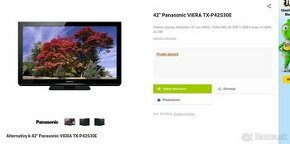 Televízor Panasonic 42 TX-P42S30E