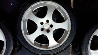 Alu disky 5x100 R17  + letné pneu 215/45R17 91W