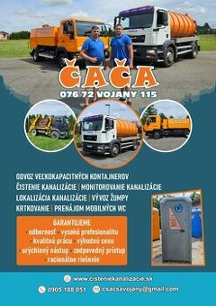 Vyvoz Žumpy a Čistenie kanalizácie  Krtkovanie - 1