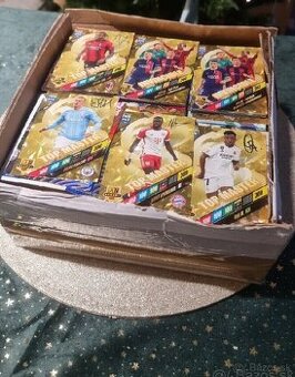 Futbalové karty typ FIFA365, TC, MATCH ATTAX, cca 200ks