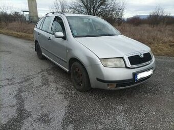 Rozpredám škoda Fabia combi 1.4 MPI AQW LPG