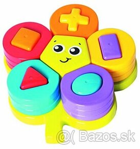 Playgro - Skladacie puzzle kvetina s tvarmi