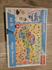 Edukačné puzzle Mapa Slovenska